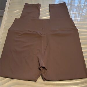 lululemon athletica Brown High-Waist Leggings